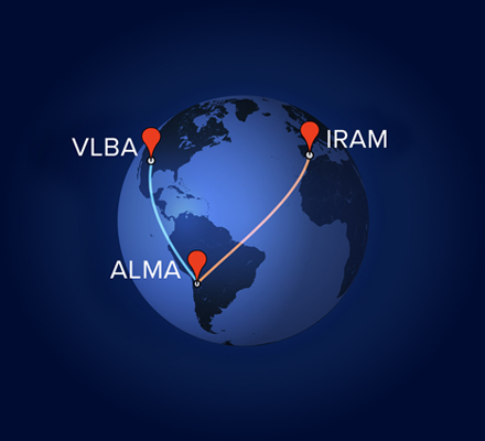 ALMA VLBI Globe nrao small
